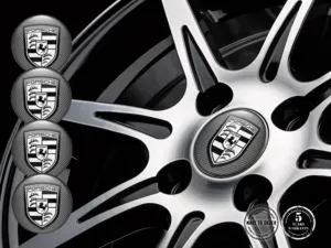 Porsche Wheel Stickers Edition Premium Epoxy Labels